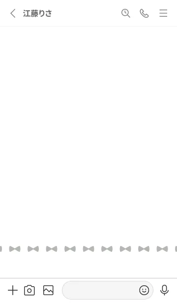 [LINE着せ替え] ねことリボン(くすみ2-04)の画像2