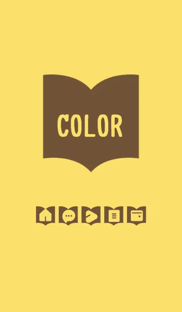 [LINE着せ替え] yellow color Q11の画像1