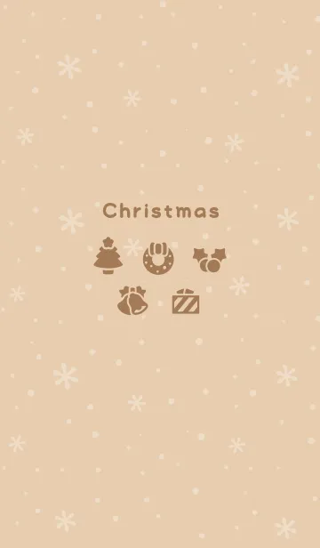 クリスマス4<イエロー>のLINE着せ替え
