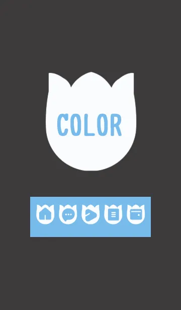 [LINE着せ替え] blue color R15の画像1