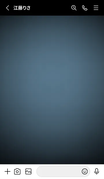 [LINE着せ替え] Stone Blue Light Theme V3 (JP)の画像2