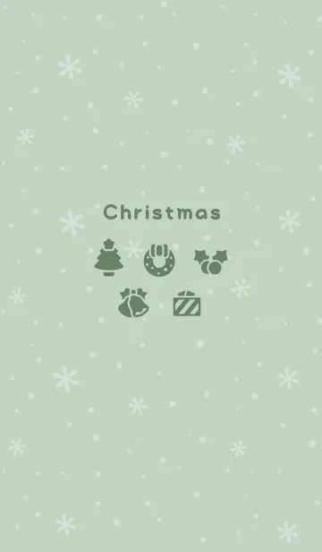 [LINE着せ替え] クリスマス4<グリーン>の画像1