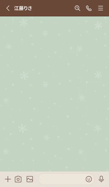 [LINE着せ替え] クリスマス4<グリーン>の画像2