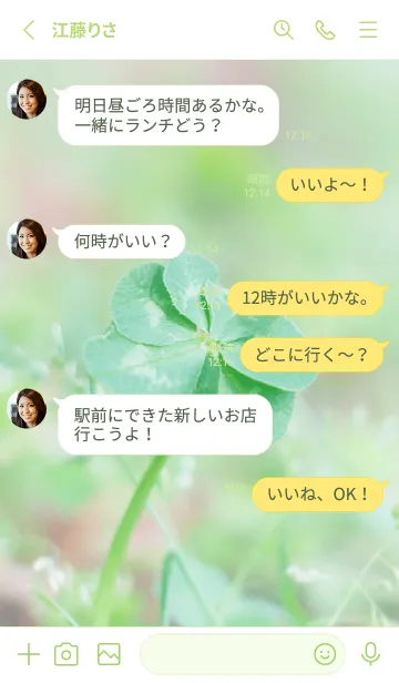 [LINE着せ替え] 無限の幸福 七つ葉のクローバー #29の画像3