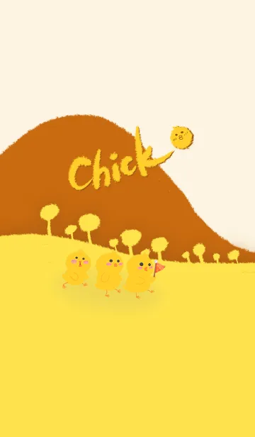 [LINE着せ替え] Little Yellow Chicken J-Toffee (br5)の画像1