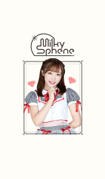 [LINE着せ替え] Milky✳︎Sphene -結城彩世-の画像1