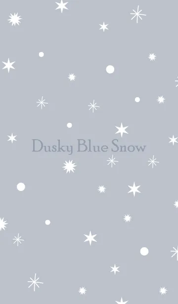 Dusky Blue Gray Snow.MEKYM 5の着せ替えメイン画像