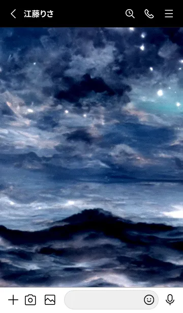 [LINE着せ替え] 夜の月 月の海 #DlP_10。の画像2