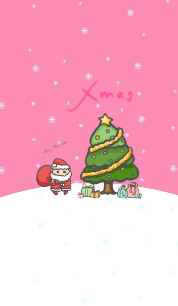 [LINE着せ替え] Happy Christmas J-Powder (Pi1)の画像1