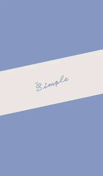 [LINE着せ替え] Simple Lines J-Blue (Be1)の画像1