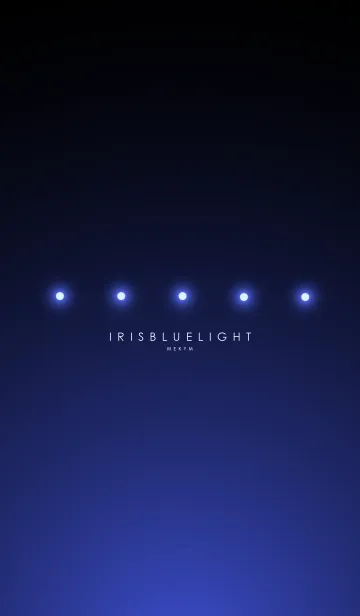 [LINE着せ替え] IRIS BLUE LIGHT. -MEKYM-の画像1