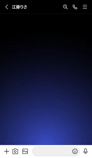 [LINE着せ替え] IRIS BLUE LIGHT. -MEKYM-の画像2