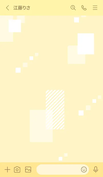 [LINE着せ替え] 白い四角19の画像2