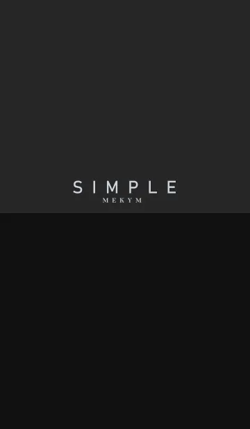 [LINE着せ替え] SIMPLE ICON-MATTE BLACK 4の画像1