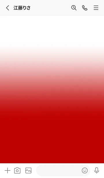 [LINE着せ替え] Red & White Theme V.3 (JP)の画像2