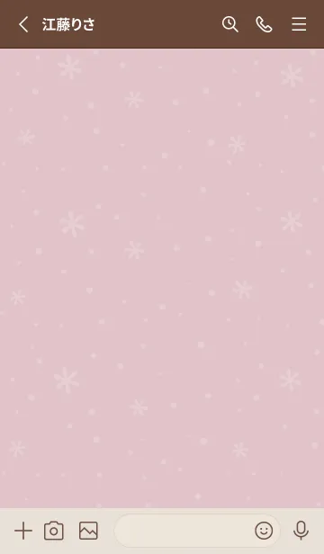 [LINE着せ替え] クリスマス5<ピンク>の画像2