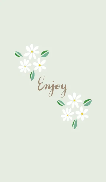 [LINE着せ替え] かわいい白い花束5の画像1