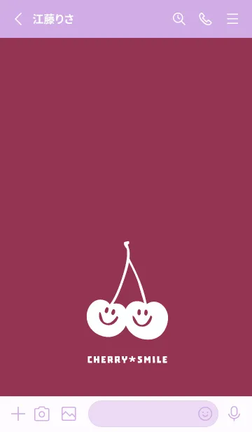 [LINE着せ替え] チェリー スマイル 148の画像2