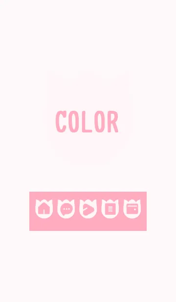 [LINE着せ替え] pink color R14の画像1