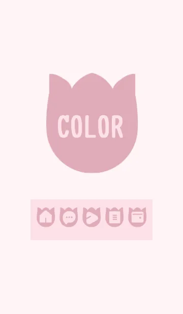 [LINE着せ替え] pink color R15の画像1