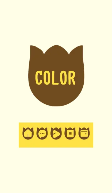 [LINE着せ替え] yellow color R12の画像1