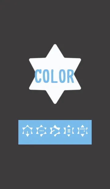 [LINE着せ替え] blue color S15の画像1