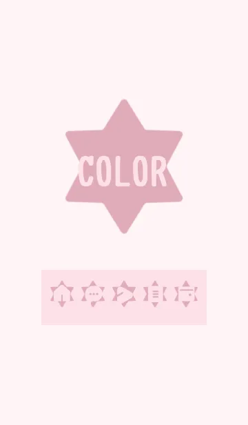 [LINE着せ替え] pink color S15の画像1