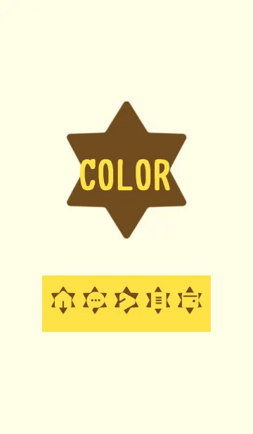 [LINE着せ替え] yellow color S12の画像1