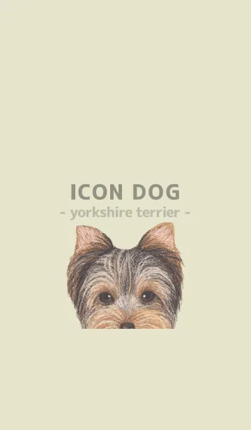 [LINE着せ替え] ICON DOG - ヨークシャーテリア - YE/02の画像1