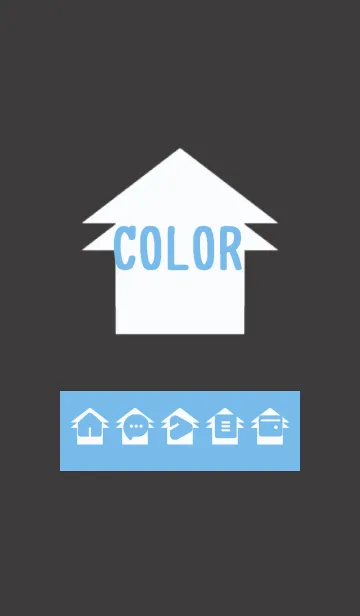 [LINE着せ替え] blue color T15の画像1