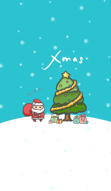 [LINE着せ替え] Merry Christmas J-Indigo (Gr6)の画像1