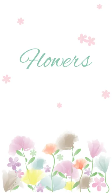 [LINE着せ替え] F l o w e r s - Pretty 32 -の画像1