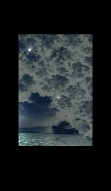 [LINE着せ替え] 夜の月 月の海 #DlQ_24。の画像1