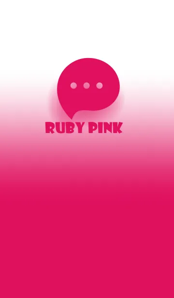 [LINE着せ替え] Ruby Pink & White Theme V.3 (JP)の画像1