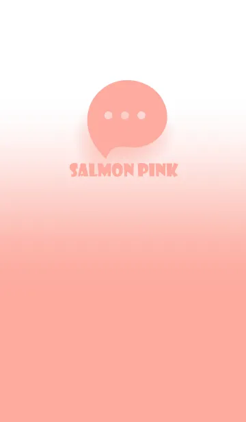 [LINE着せ替え] Salmon Pink & White Theme V.3 (JP)の画像1