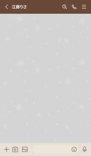 [LINE着せ替え] クリスマス5<グレー>の画像2