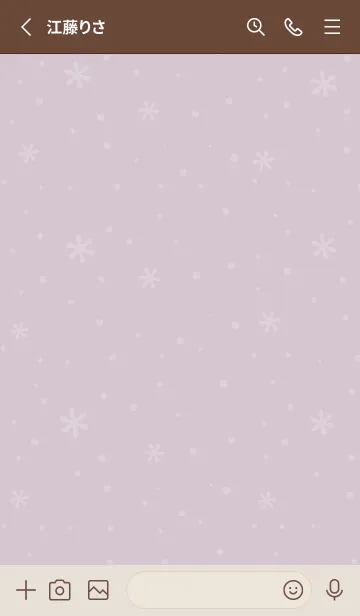 [LINE着せ替え] クリスマス5<パープルピンク>の画像2