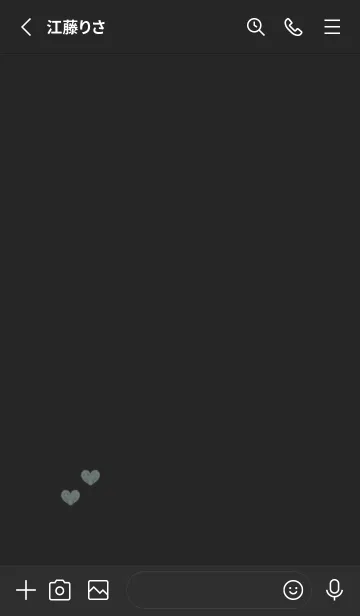 [LINE着せ替え] ねこハート/2(くすみ4-08)の画像2