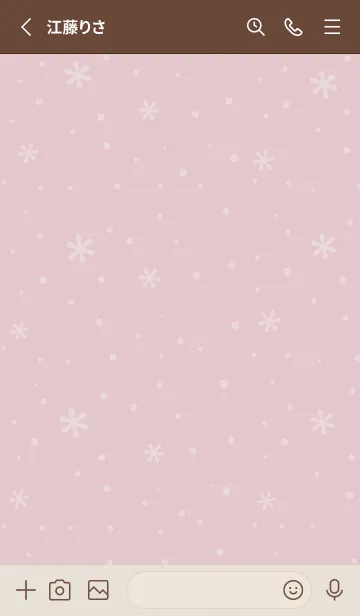 [LINE着せ替え] クリスマス6<ピンク>の画像2