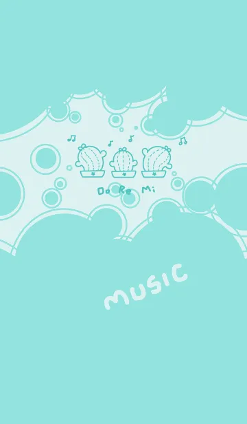 [LINE着せ替え] Twisted Cactus J-Light Gray Green (Gr10)の画像1