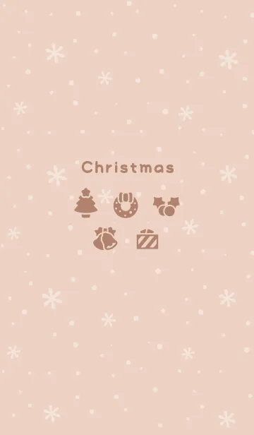 クリスマス6<オレンジ>のLINE着せ替え