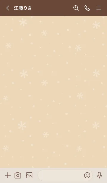 [LINE着せ替え] クリスマス6<イエロー>の画像2