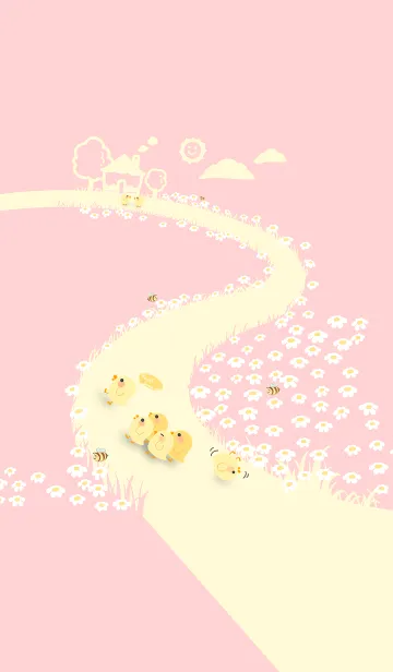 [LINE着せ替え] quack...keep up！ J-Light Gray Red (Ye5)の画像1