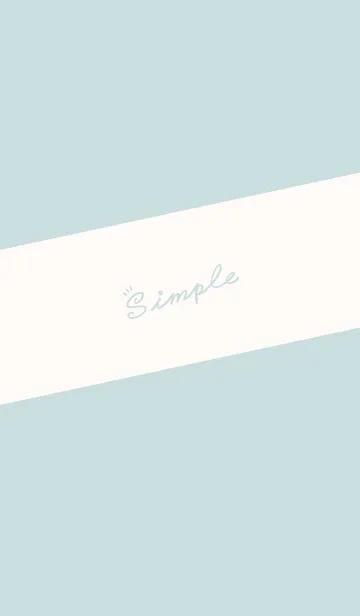 [LINE着せ替え] Simple Lines J-Light Gray Green (Be1)の画像1