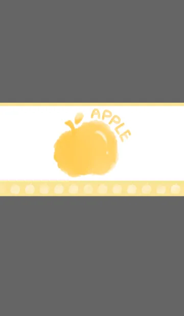[LINE着せ替え] Smudge Apple J-Grey (Ye3)の画像1