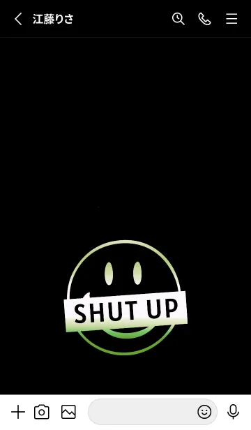 [LINE着せ替え] スマイル グラデーション 193の画像2