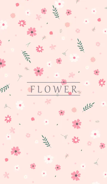 [LINE着せ替え] MANY FLOWERS PINK 47の画像1