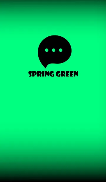 [LINE着せ替え] Spring Green And Black V.3 (JP)の画像1