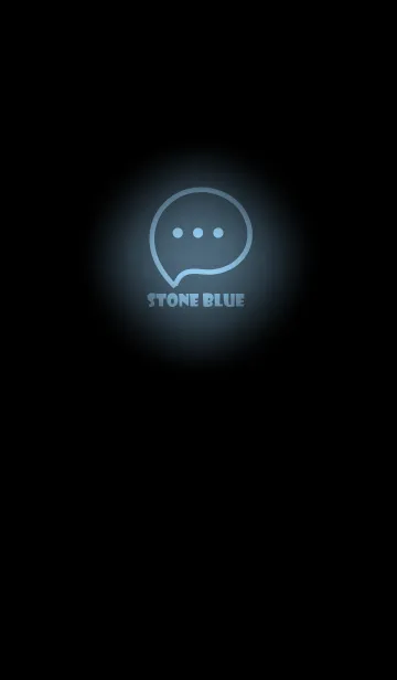 [LINE着せ替え] Stone Blue  Neon Theme V3 (JP)の画像1