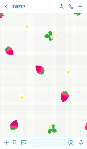 [LINE着せ替え] いちご ランダム27の画像2
